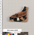 Terracotta fragment of a kylix (drinking cup), Terracotta, Greek, Attic