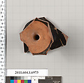 Terracotta fragment of a kylix (drinking cup), Terracotta, Greek, Attic