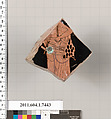 Terracotta fragment of a kylix (drinking cup), Terracotta, Greek, Attic