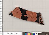 Terracotta fragment of a kylix (drinking cup), Attributed as Manner of Douris I [DvB], Terracotta, Greek, Attic