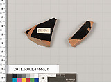 Terracotta fragments of kylikes (drinking cups), Terracotta, Greek, Attic