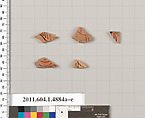 Terracotta fragments of kylikes (drinking cups), Terracotta, Greek, Attic