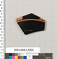 Terracotta fragment of a kylix (drinking cup), Terracotta, Greek, Attic