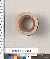 Terracotta fragment of a kylix (drinking cup), Terracotta, Greek, Attic