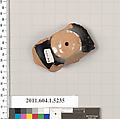 Terracotta fragment of a kylix (drinking cup), Terracotta, Greek, Attic