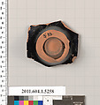 Terracotta fragment of a kylix (drinking cup), Attributed to the Manner of the Euergides Painter [DvB], Terracotta, Greek, Attic