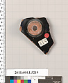 Terracotta fragment of a kylix (drinking cup), Terracotta, Greek, Attic