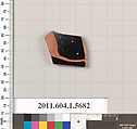 Terracotta fragment of a kylix (drinking cup), Terracotta, Greek, Attic