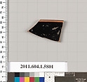 Terracotta rim fragment of a kylix: eye-cup (drinking cup), Terracotta, Greek, Attic