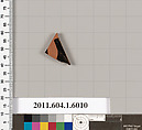 Terracotta fragment of a kylix (drinking cup), Terracotta, Greek, Attic