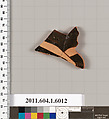 Terracotta fragment of a kylix (drinking cup), Terracotta, Greek, Attic