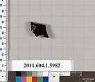 Terracotta fragment of a kylix (drinking cup), Terracotta, Greek, Attic