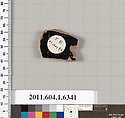 Terracotta fragment of a kylix (drinking cup), Terracotta, Greek, Attic