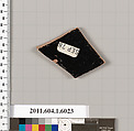 Terracotta fragment of a kylix (drinking cup), Terracotta, Greek, Attic