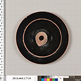 Terracotta fragment of a kylix (drinking cup), Terracotta, Greek, Attic