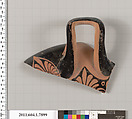 Terracotta rim fragment of a kylix (drinking cup), Terracotta, Greek, Attic