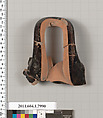 Terracotta fragment of a kylix (drinking cup), Terracotta, Greek, Attic
