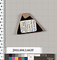Terracotta fragment of a kylix (drinking cup), Attributed to the /Attributed as School of Makron [DvB], Terracotta, Greek, Attic