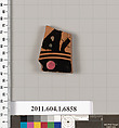 Terracotta fragment of a kylix (drinking cup), Terracotta, Greek, Attic