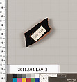 Terracotta fragment of a kylix (drinking cup), Terracotta, Greek, Attic