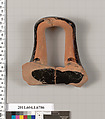 Terracotta fragment of a kylix (drinking cup), Terracotta, Greek, Attic