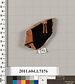 Terracotta fragment of a kylix (drinking cup), Attributed to Makron [DvB], Terracotta, Greek, Attic