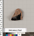 Terracotta fragment of a kylix (drinking cup), Attributed to Makron [DvB], Terracotta, Greek, Attic