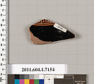 Terracotta fragment of a kylix (drinking cup), Attributed to Makron [DvB], Terracotta, Greek, Attic