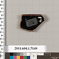 Terracotta rim fragment of a kylix (drinking cup), Attributed to Makron [DvB], Terracotta, Greek, Attic