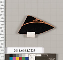 Terracotta fragment of a kylix (drinking cup), Attributed to Makron [DvB], Terracotta, Greek, Attic