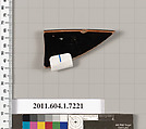 Terracotta rim fragment of a kylix (drinking cup), Attributed to Makron [DvB], Terracotta, Greek, Attic