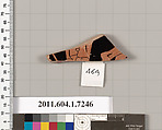 Terracotta fragment of a kylix (drinking cup), Attributed to Makron [DvB], Terracotta, Greek, Attic