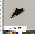Terracotta fragment of a kylix (drinking cup), Attributed to Makron [DvB], Terracotta, Greek, Attic