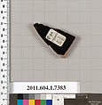 Terracotta fragment of a kylix (drinking cup), Attributed to Makron [DvB], Terracotta, Greek, Attic
