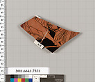Terracotta fragment of a kylix (drinking cup), Attributed to Makron [DvB], Terracotta, Greek, Attic