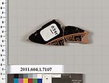 Terracotta fragment of a kylix (drinking cup), Terracotta, Greek, Attic