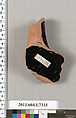Terracotta fragment of a kylix (drinking cup), Terracotta, Greek, Attic