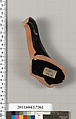 Terracotta fragment of a kylix (drinking cup), Attributed to Makron [DvB], Terracotta, Greek, Attic