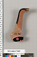 Terracotta fragment of a kylix (drinking cup), Terracotta, Greek, Attic