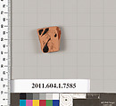 Terracotta fragment of a kylix (drinking cup), Terracotta, Greek, Attic