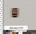 Terracotta fragment of a kylix (drinking cup), Terracotta, Greek, Attic