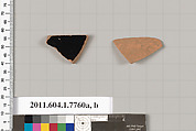 Terracotta fragments of kylikes (drinking cups), Terracotta, Greek, Attic