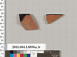 Terracotta rim fragments of kylikes (drinking cups), Terracotta, Greek, Attic