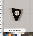 Terracotta fragment of a kylix (drinking cup), Terracotta, Greek, Attic