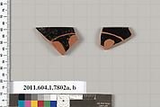 Terracotta rim fragments of kylikes (drinking cups), Terracotta, Greek, Attic