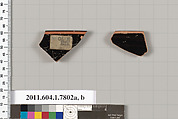 Terracotta rim fragments of kylikes (drinking cups), Terracotta, Greek, Attic