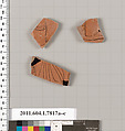 Terracotta fragments of a kylix (drinking cup), Attributed to the Sabouroff Painter ? [DvB], Terracotta, Greek, Attic