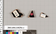 Terracotta fragments of kylikes (drinking cups), Terracotta, Greek, Attic