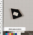 Terracotta fragment of a kylix (drinking cup), Terracotta, Greek, Attic