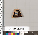 Terracotta fragment of a kylix (drinking cup), Terracotta, Greek, Attic